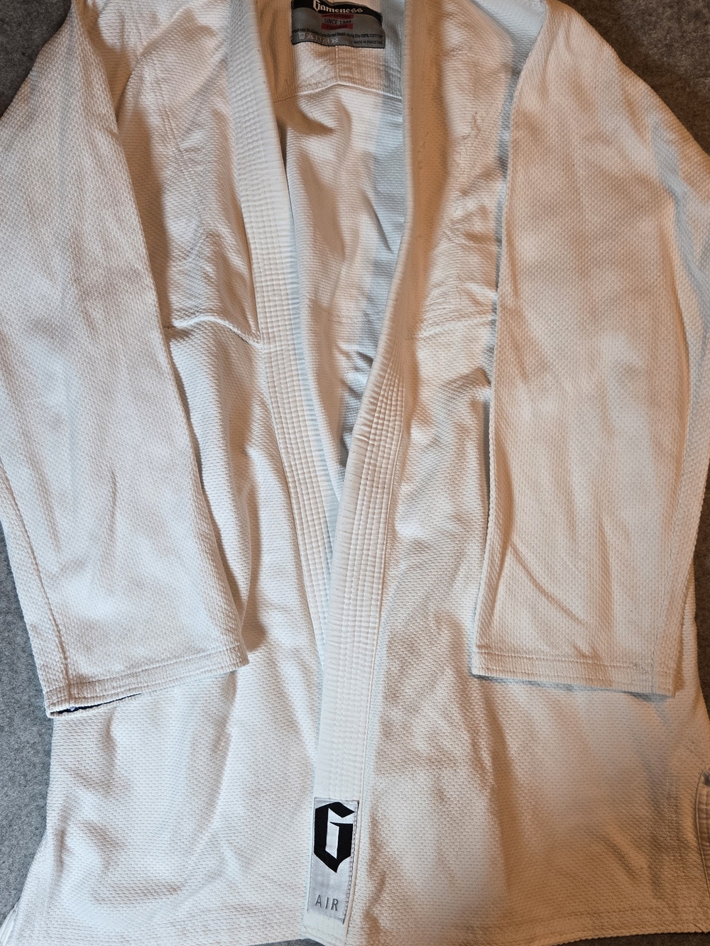 White Men's BJJ Gi Jacket - AIR